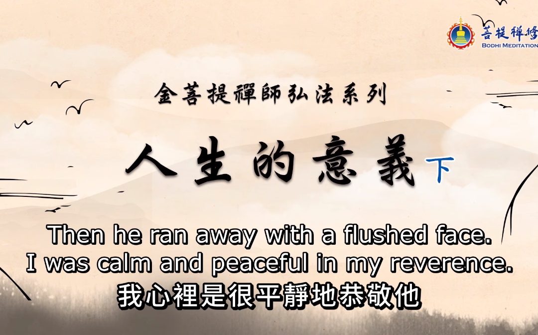 「金菩提」宗師  人生的意義_下 ───轉動，願望的巨輪！ 網友分享